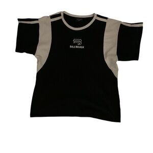 Balenciaga Monochrome Short Sleeve Tee